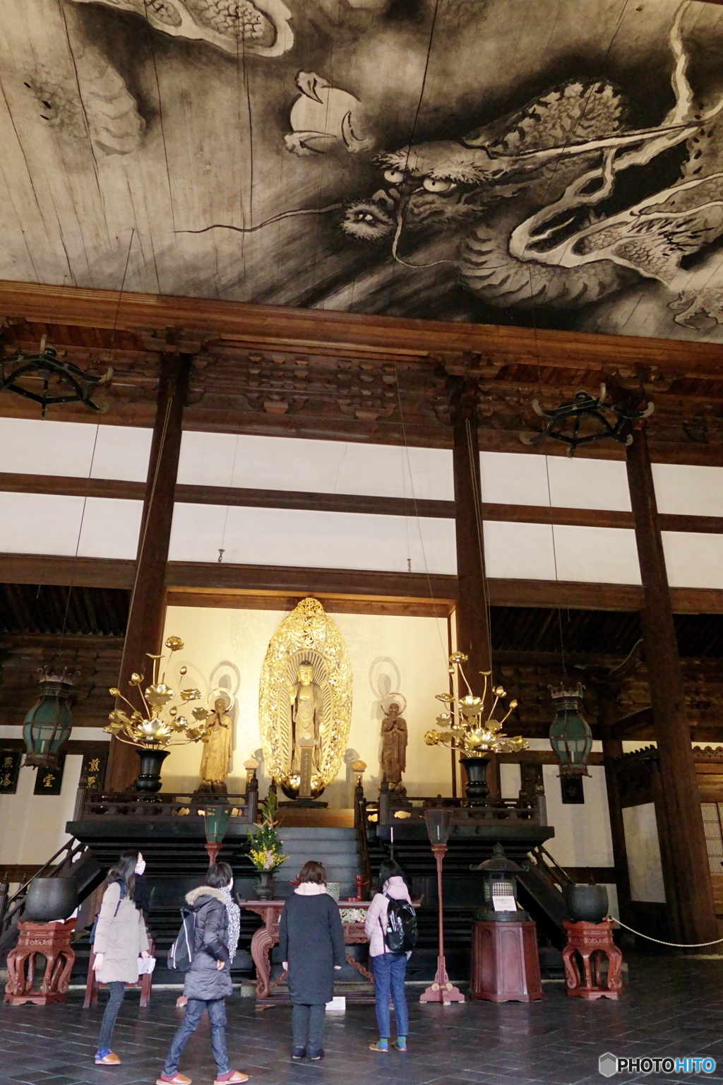 京の冬の旅　法堂