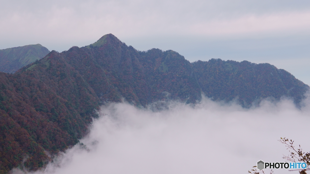 雲海の西黒森