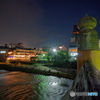 夜の三条河原