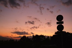 夕暮れ