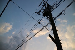 夕暮れの静けさ