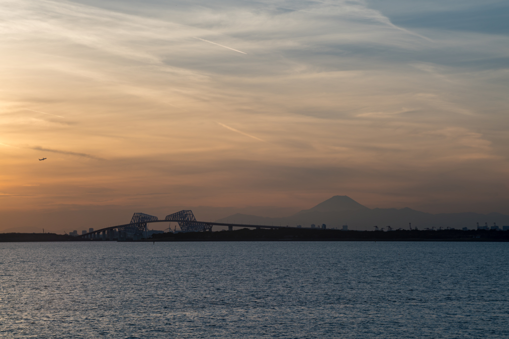 sunset view of tokyo bay1