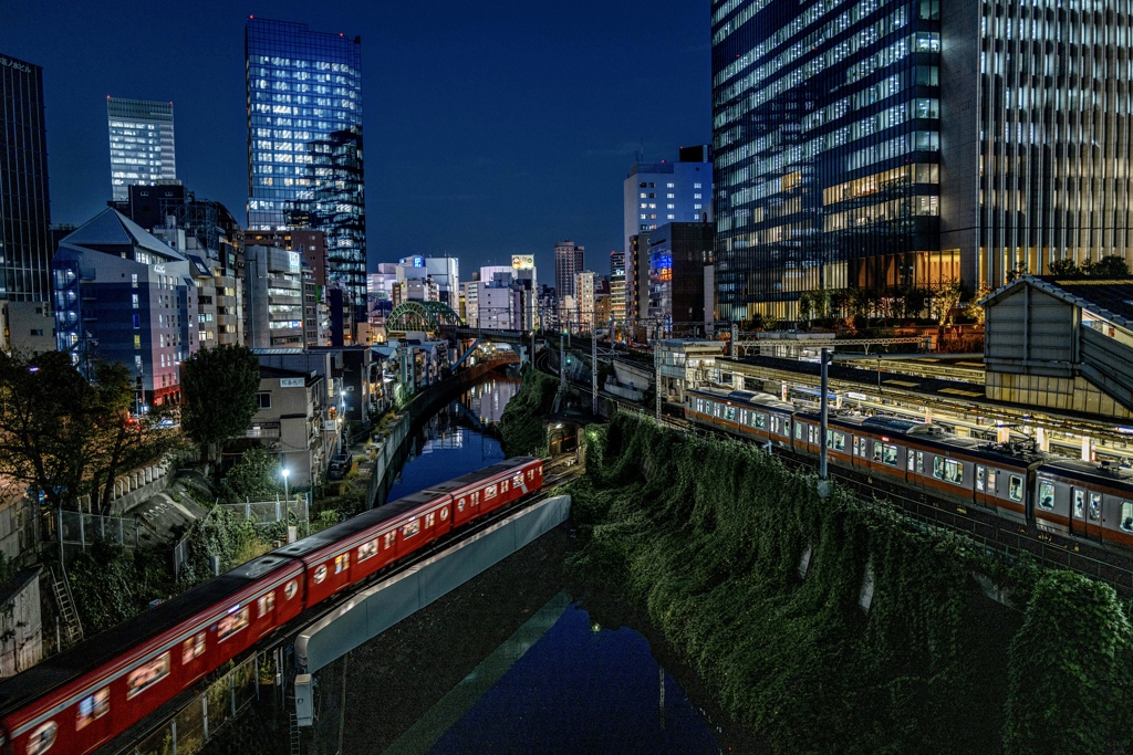 御茶ノ水聖橋より(夜景)