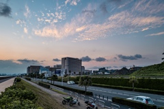 舞浜夕景