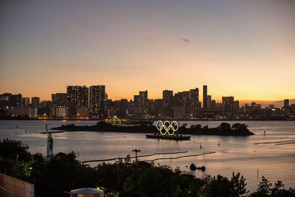 お台場夕景