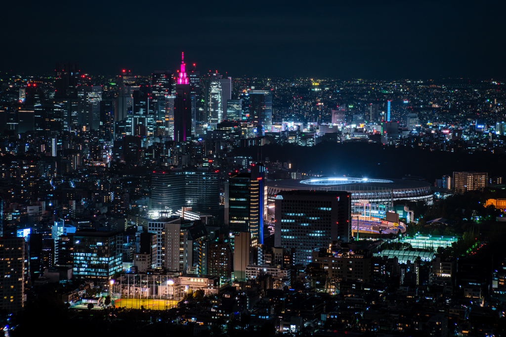 東京夜景　　新宿