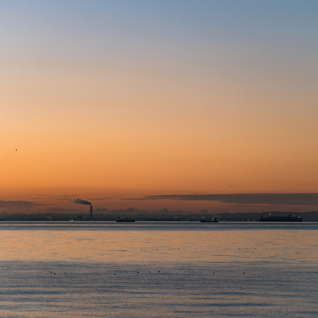 東京湾　夜明け前５