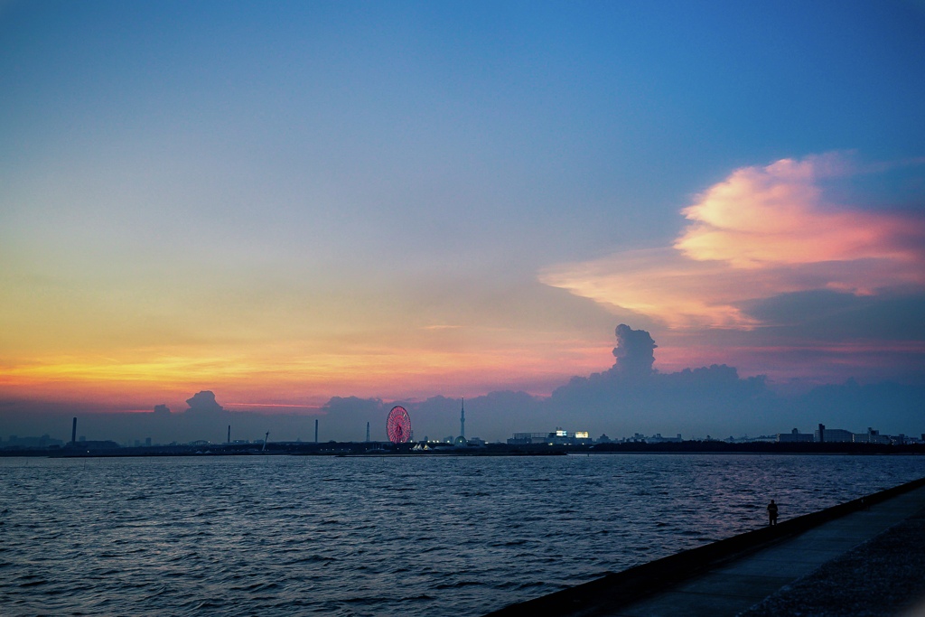 東京湾夕景
