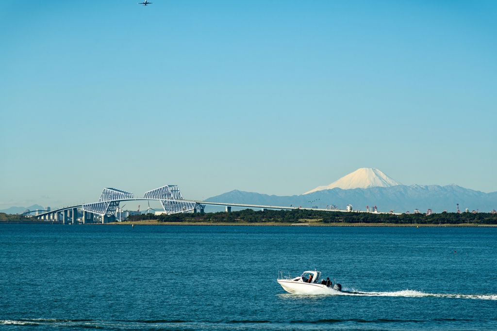 ゲートブリッジと富士