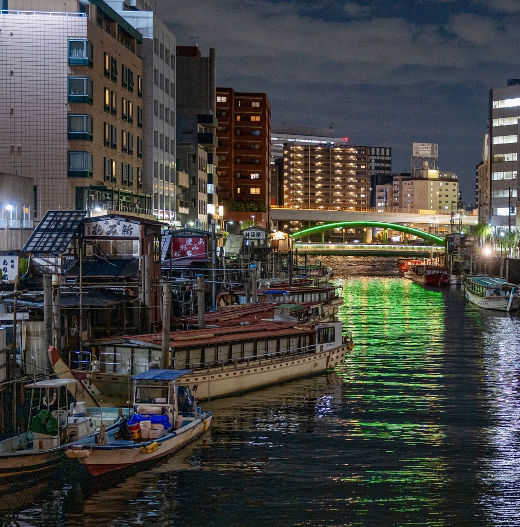 東京柳橋夜景②