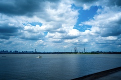東京湾夏空2