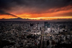 東京夕景