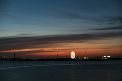 sunset view of tokyo bay1