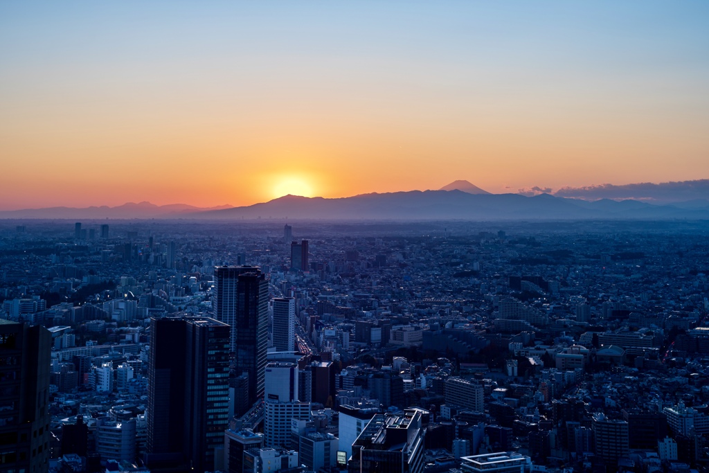渋谷夕景