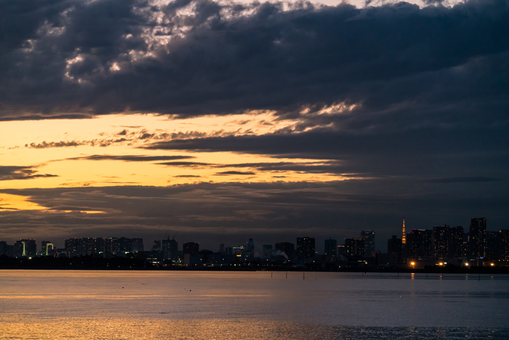 sunset view of tokyo bay5