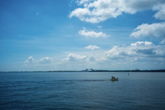 東京湾夏空