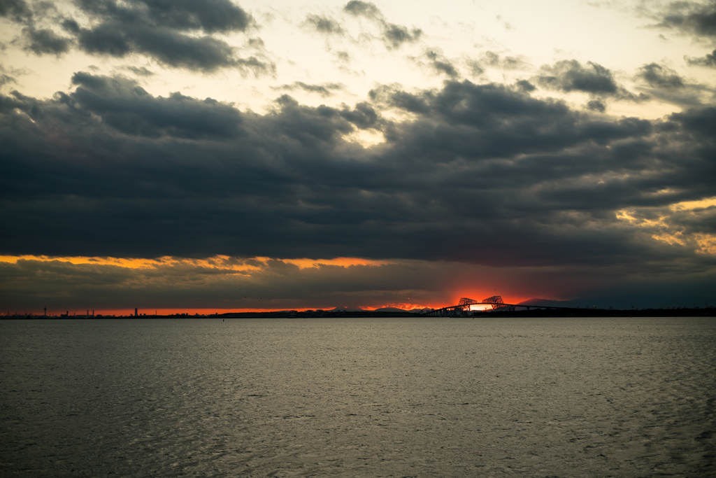 sunset view of tokyo bay3