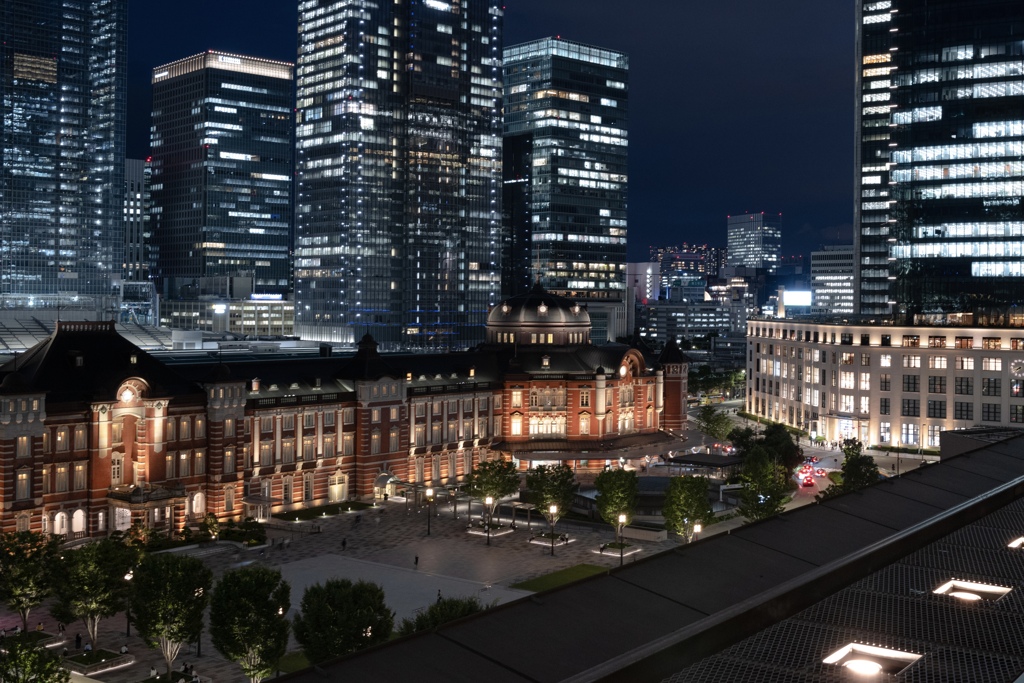 東京駅夜景