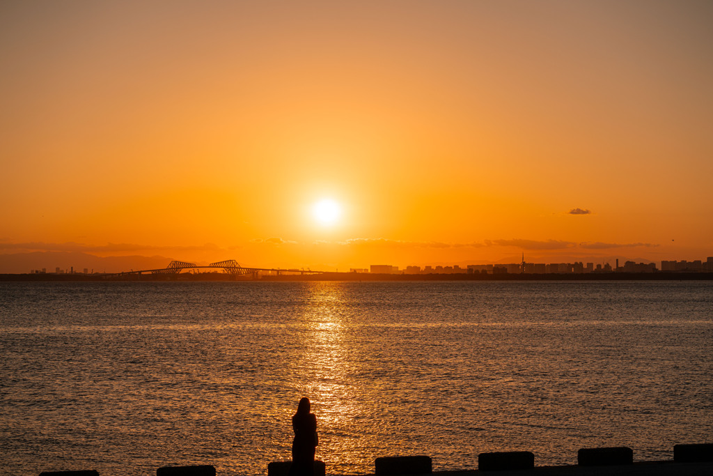 東京湾夕景