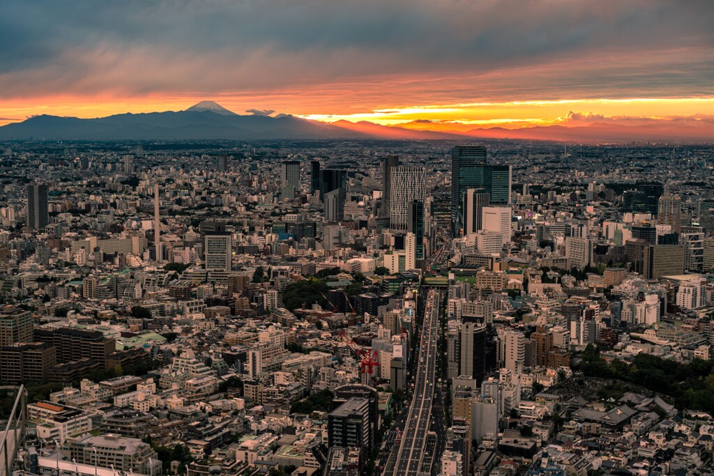 東京夕景　１