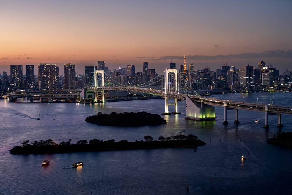 レインボーブリッジ夕景