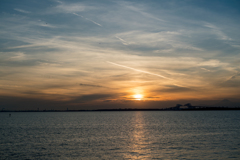 sunset view of tokyo bay3