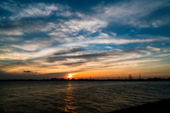 sunset view of tokyo bay3