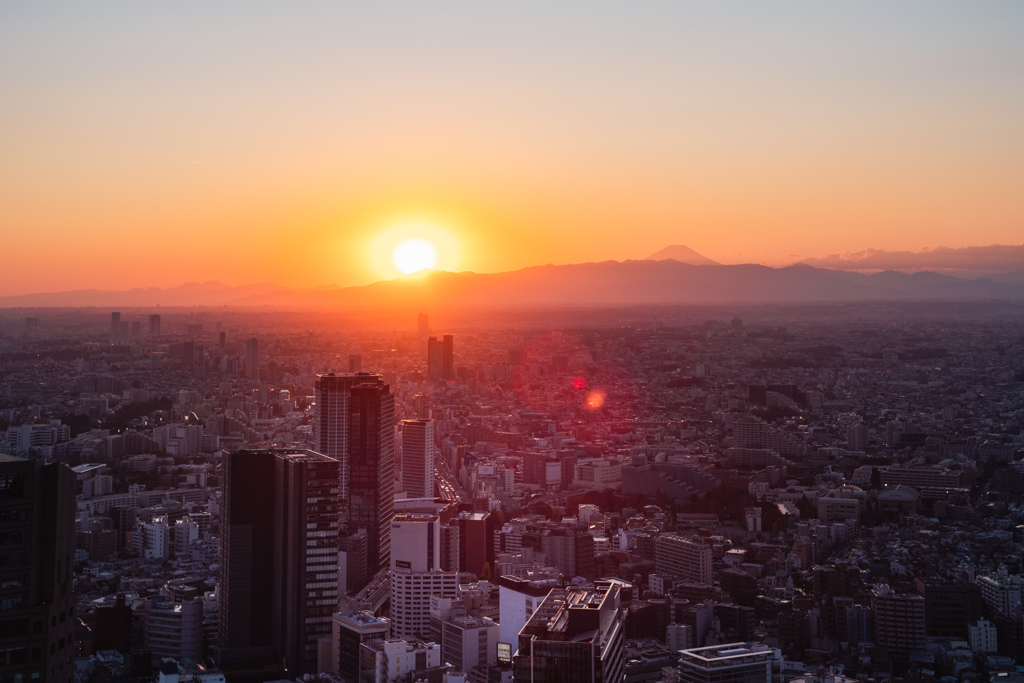 渋谷と富士