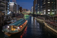 東京柳橋夜景
