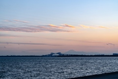 Sunset view of tokyo bay 3