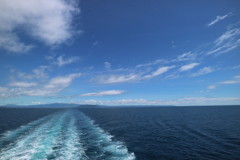 海上走行中