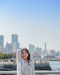 背景、横浜