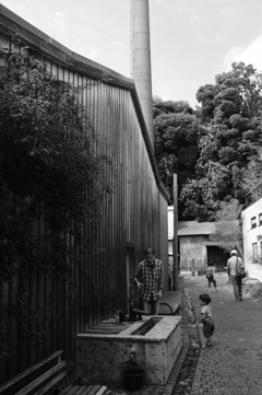 井戸のある道