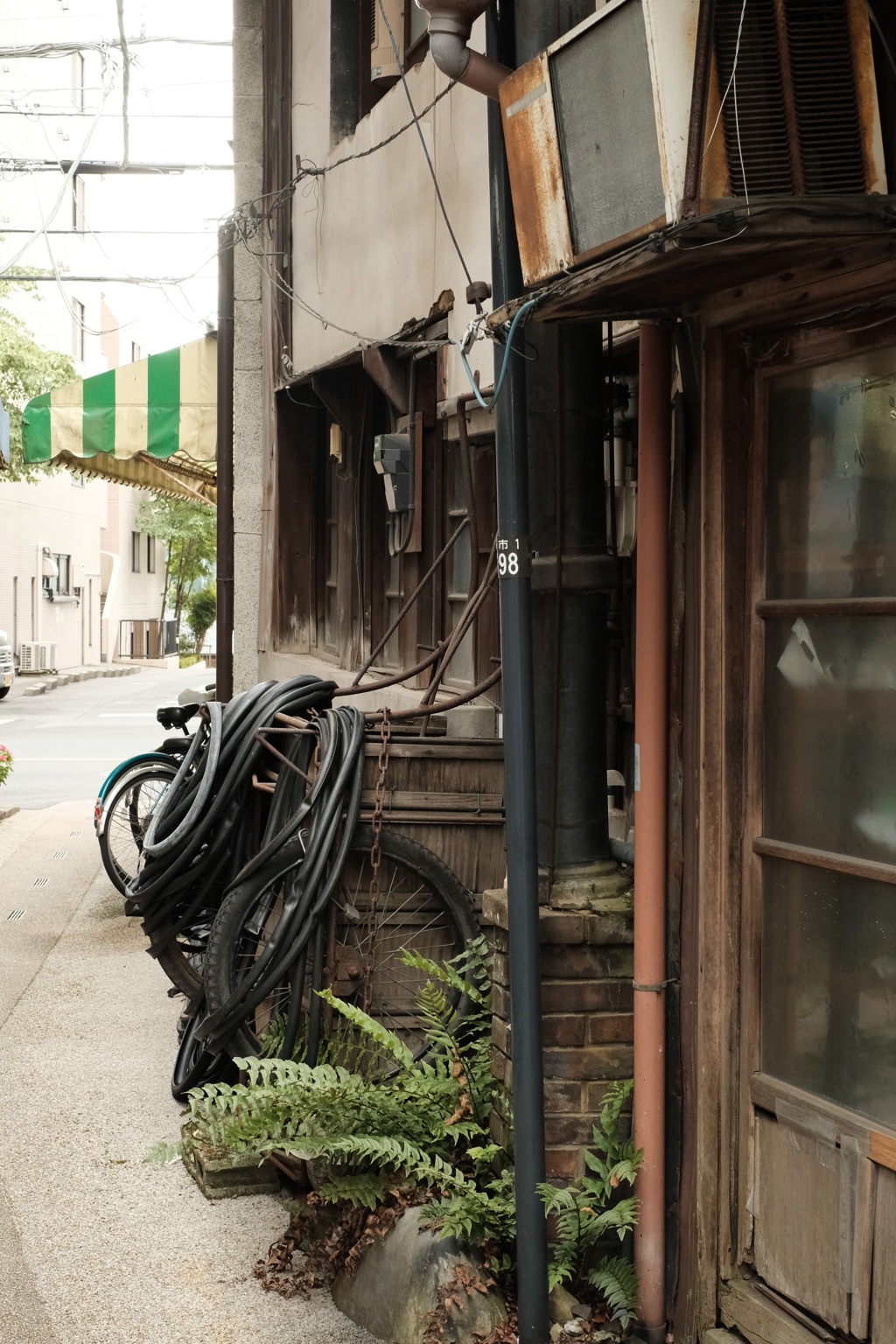 自転車屋のチューブ