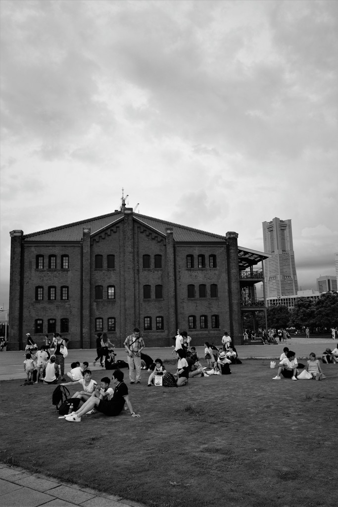 広場風景