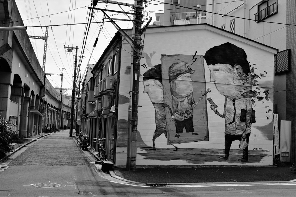 絵のある裏通り