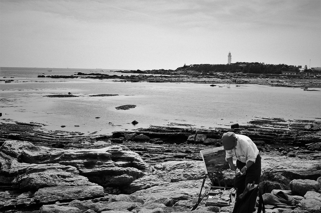 灯台のある風景