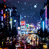 雨の新宿