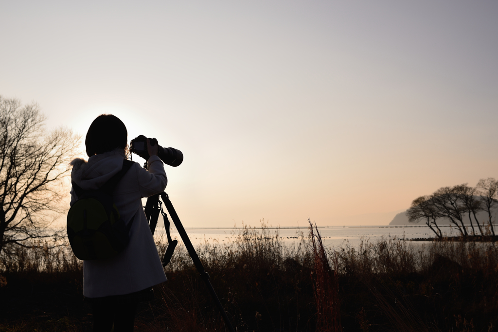 琵琶湖夕景　いいの撮れましたか？
