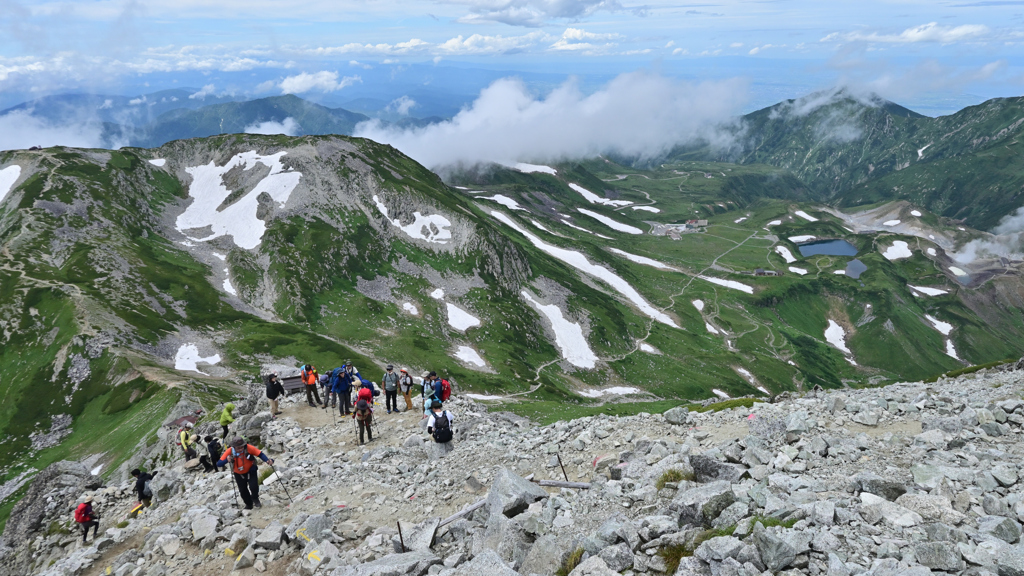 立山４　もうすぐ山頂