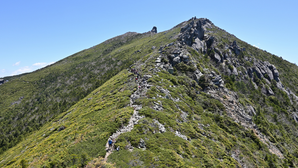 金峰山３　山頂目指して