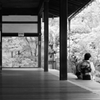 永観堂２　陽だまりの廊下