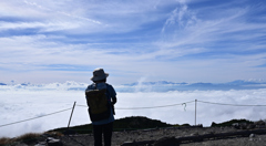 雲海の上