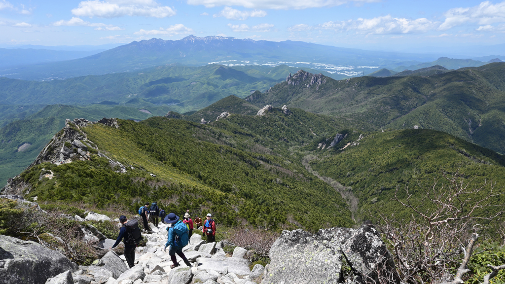 金峰山６　下山