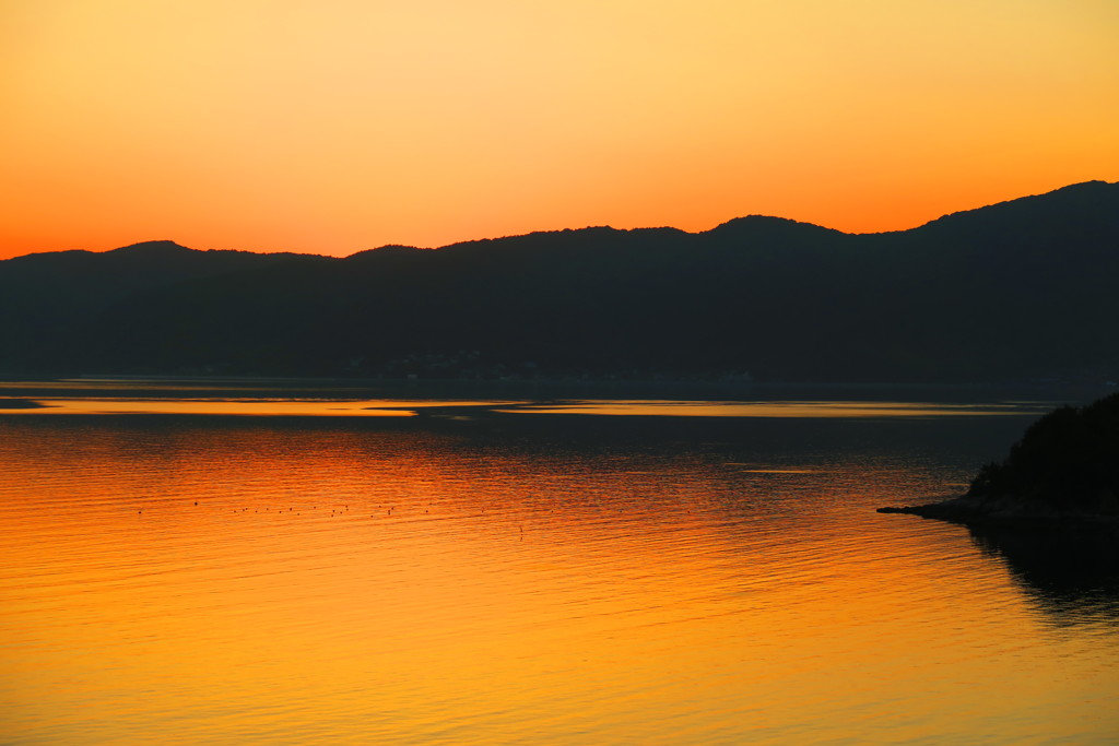 笠戸島の夕日