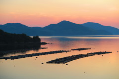 笠戸島の夕日