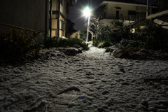 雪化粧って程も降ってないけど