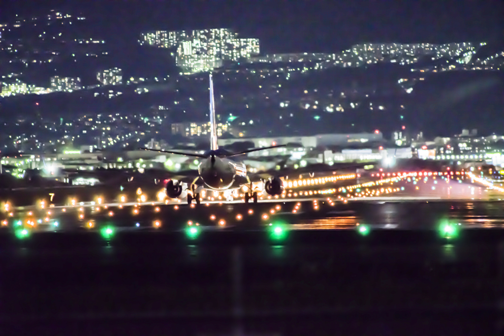 伊丹空港 from 千里川土手