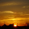 今日の夕景を