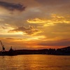 高雄港の夕焼け